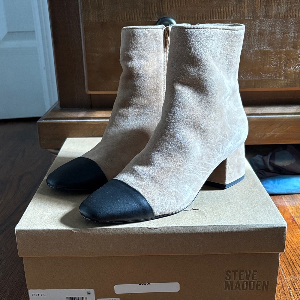 Steve Madden Cap Toe Booties